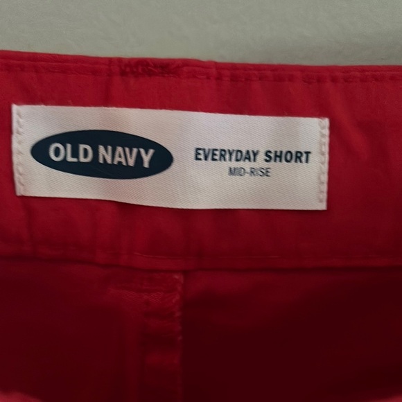 Old Navy Red Everyday Shorts - Picture 2 of 8